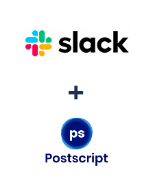 Integración de Slack y Postscript