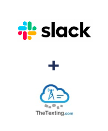 Integración de Slack y TheTexting