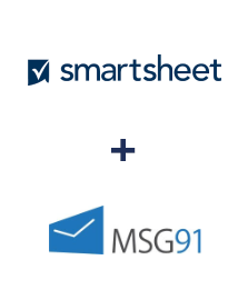 Integración de Smartsheet y MSG91