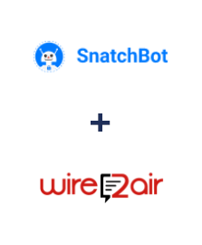 Integración de SnatchBot y Wire2Air