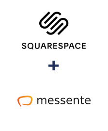 Integración de Squarespace y Messente