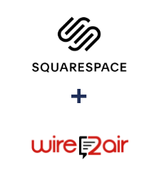 Integración de Squarespace y Wire2Air