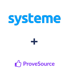 Integración de Systeme.io y ProveSource