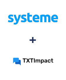 Integración de Systeme.io y TXTImpact