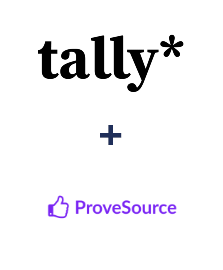 Integración de Tally y ProveSource