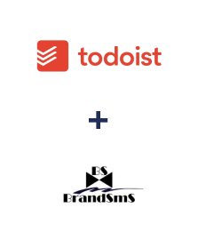 Integración de Todoist y BrandSMS 