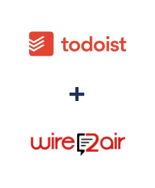 Integración de Todoist y Wire2Air