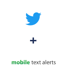 Integración de Twitter y Mobile Text Alerts