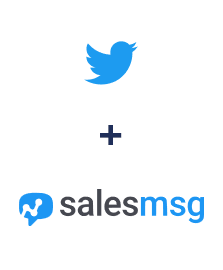 Integración de Twitter y Salesmsg