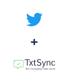 Integración de Twitter y TxtSync