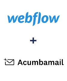 Integración de Webflow y Acumbamail