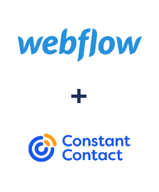 Integración de Webflow y Constant Contact