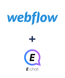 Integración de Webflow y E-chat