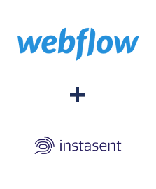 Integración de Webflow y Instasent