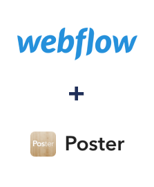 Integración de Webflow y Poster