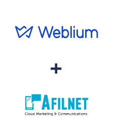 Integración de Weblium y Afilnet