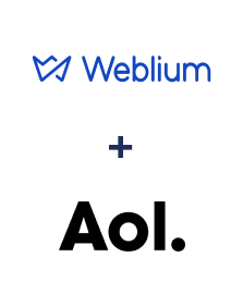 Integración de Weblium y AOL