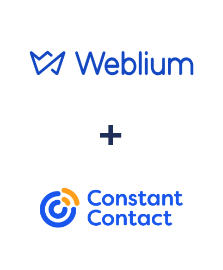 Integración de Weblium y Constant Contact
