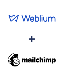 Integración de Weblium y MailChimp