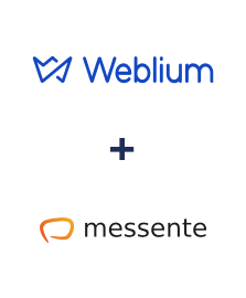 Integración de Weblium y Messente