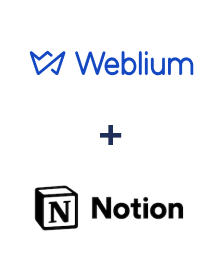 Integración de Weblium y Notion