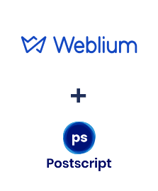 Integración de Weblium y Postscript