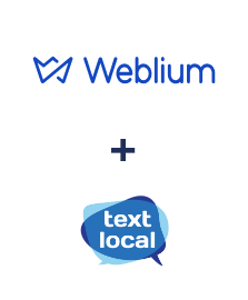 Integración de Weblium y Textlocal