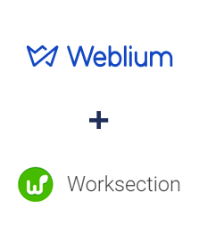 Integración de Weblium y Worksection