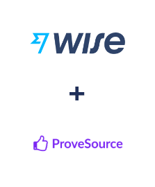 Integración de Wise y ProveSource