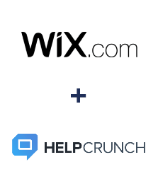 Integración de Wix y HelpCrunch