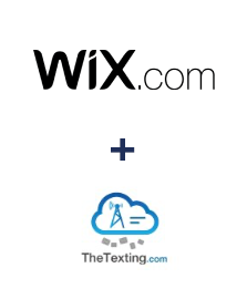 Integración de Wix y TheTexting