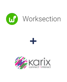 Integración de Worksection y Karix