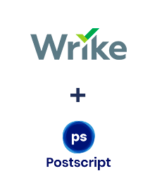 Integración de Wrike y Postscript