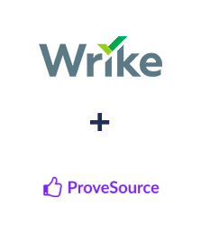 Integración de Wrike y ProveSource