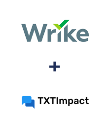 Integración de Wrike y TXTImpact
