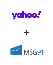 Integración de Yahoo! y MSG91