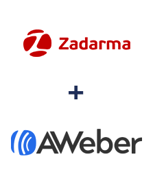 Integración de Zadarma y AWeber