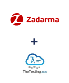 Integración de Zadarma y TheTexting