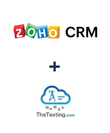 Integración de ZOHO CRM y TheTexting