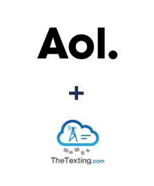 Integracja AOL i TheTexting