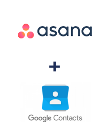 Integracja Asana i Google Contacts