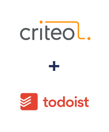 Integracja Criteo i Todoist