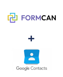 Integracja FormCan i Google Contacts
