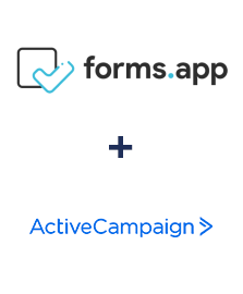 Integracja forms.app i ActiveCampaign