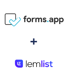 Integracja forms.app i Lemlist