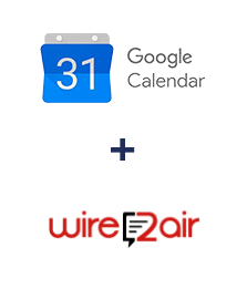 Integracja Google Calendar i Wire2Air