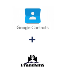 Integracja Google Contacts i BrandSMS 