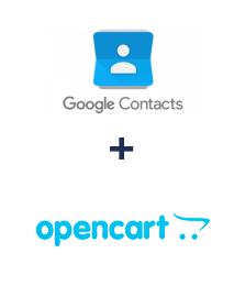 Integracja Google Contacts i Opencart