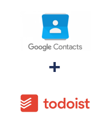 Integracja Google Contacts i Todoist