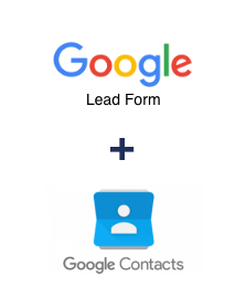 Integracja Google Lead Form i Google Contacts